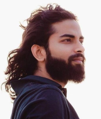 Bushy beard